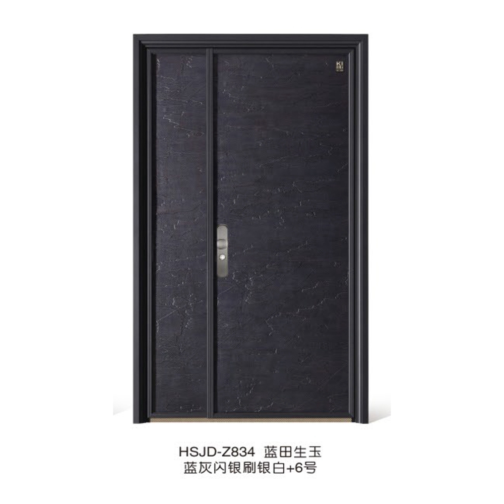 铸铝装甲门HSJD-Z834蓝田生玉