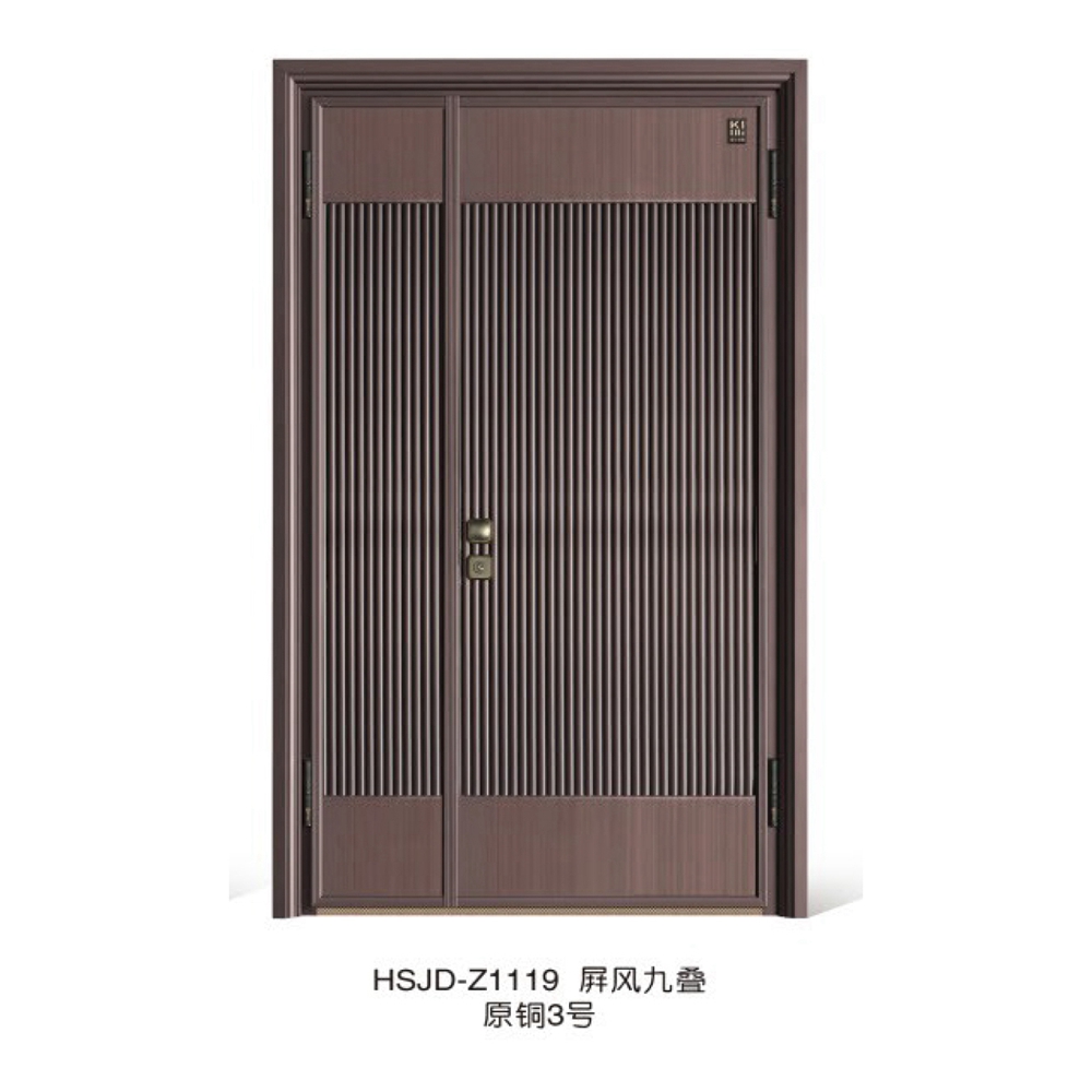 铸铝装甲门HSJD-Z1119屏风九叠