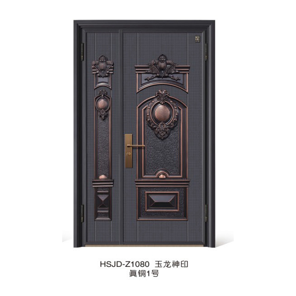 铸铝装甲门HSJD-Z1080玉龙神印